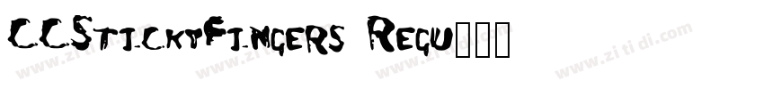 CCStickyFingers Regu字体转换